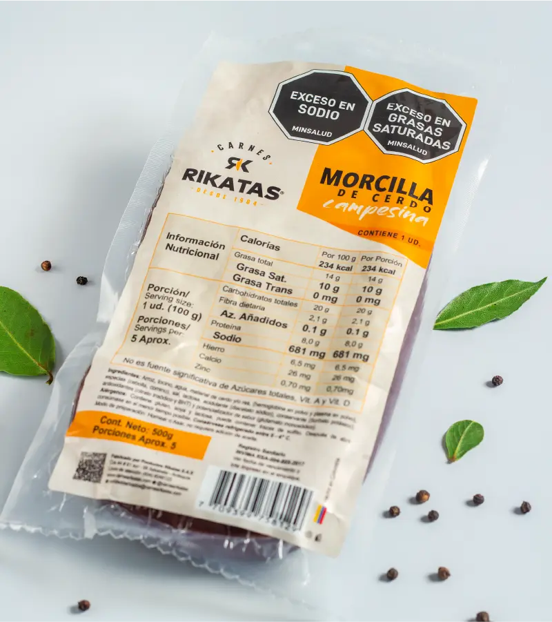 MORCILLA DE CERDO CAMPESINA